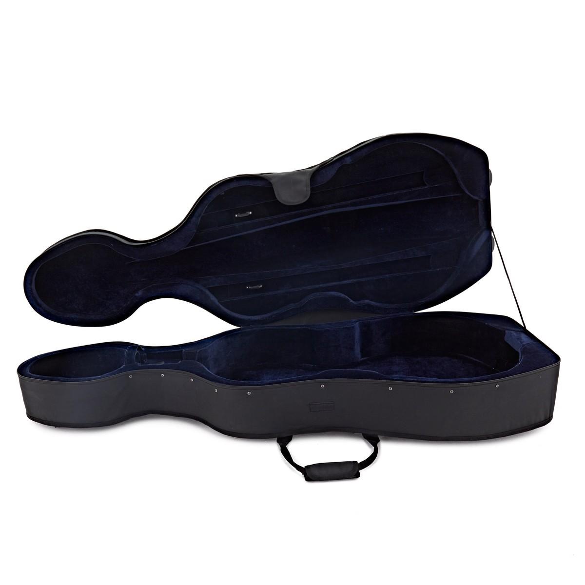 PLC CASE VIOLONCELLO 3/4 RIGIDO FOAM BLACK<br />