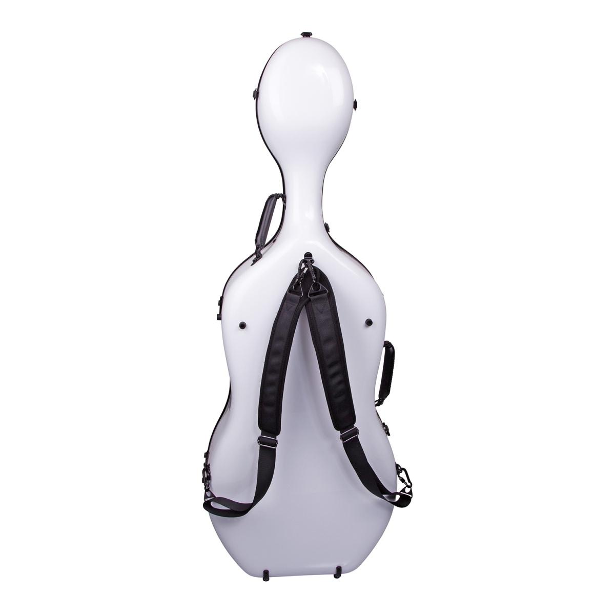 Plc case violoncello policarbonato red