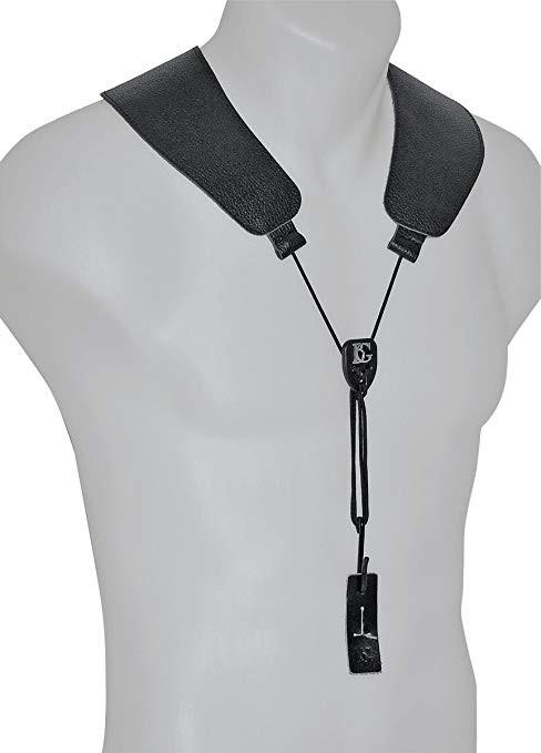 Bg c50 tracolla in pelle per clarinetto basso