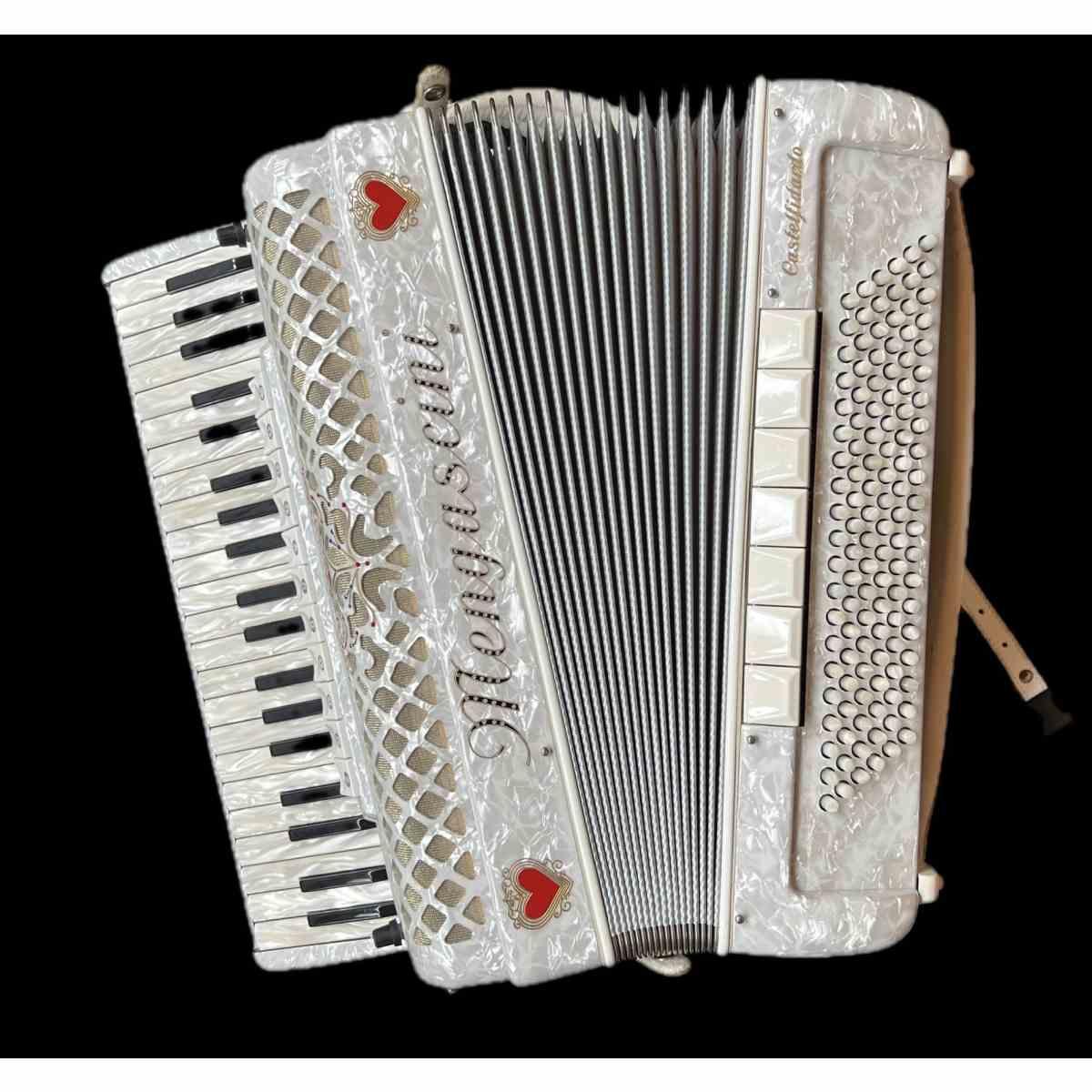 Fisarmonica mengascini 4/5 120 bassi 1 cassotto -  usata