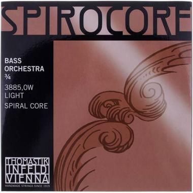 Thomastik 38850w spirocore set di corde per contrabbasso 3/4 light