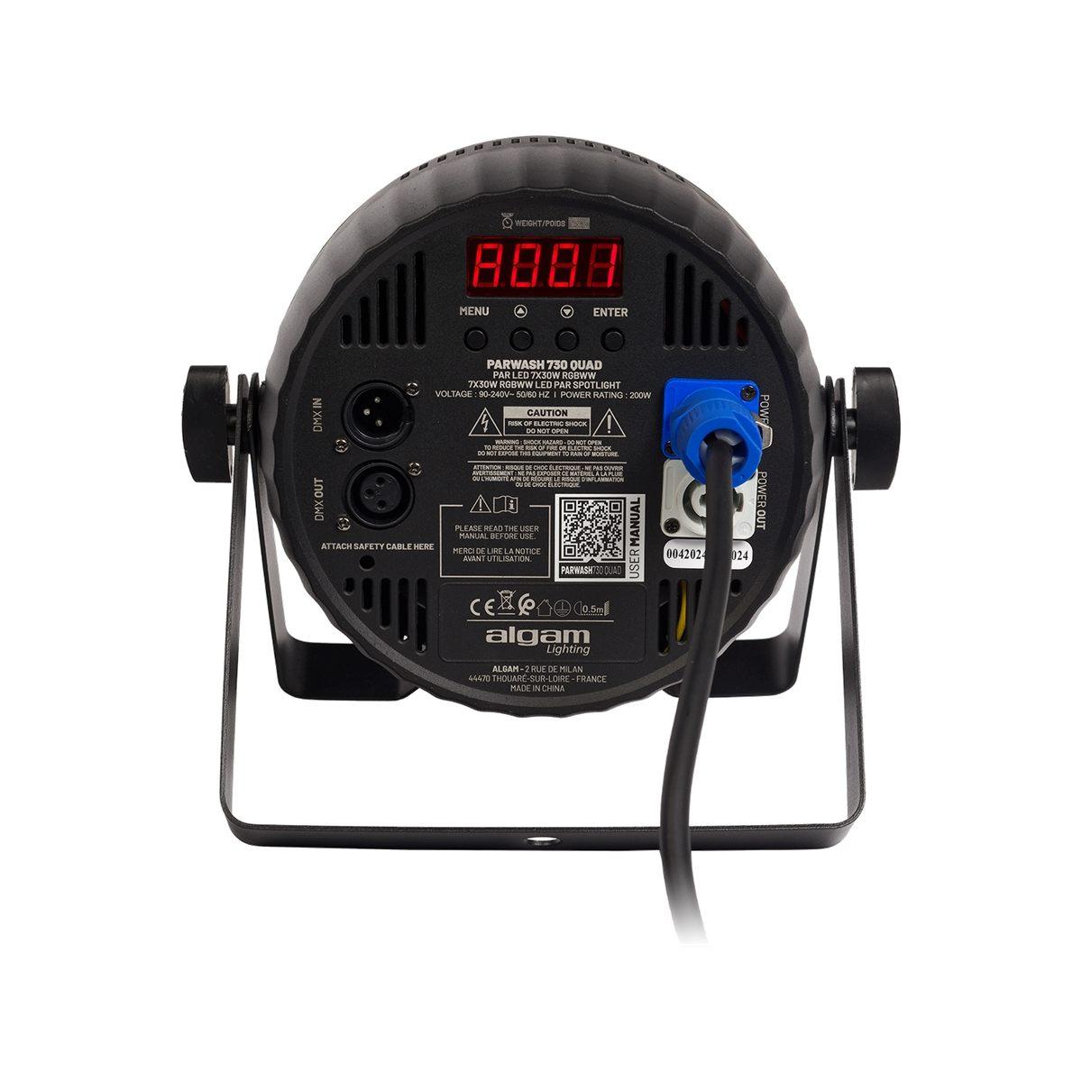 ALGAM LIGHTING PARWASH730-QUAD LED 7x30W RGBWW