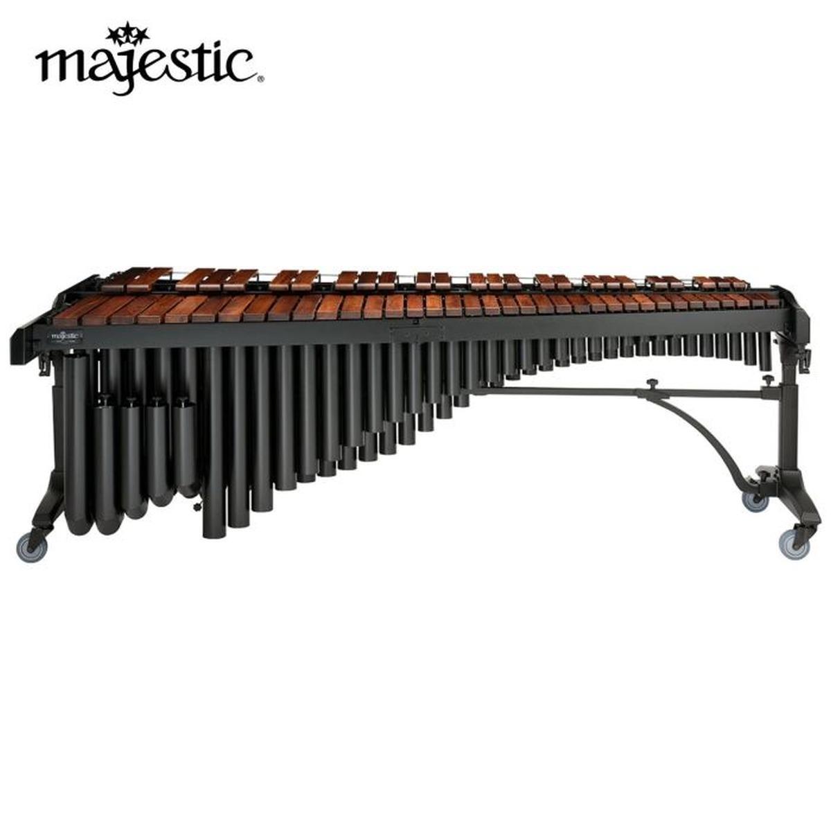 MAJESTIC Marimba Concert black, 5 ottave, C2-C7, Rosewood, M650HB