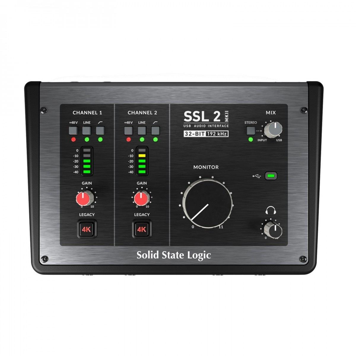 SOLID STATE LOGIC SSL 2 MKII USB Audio Interface Interfaccia Audio USB 2 in/out