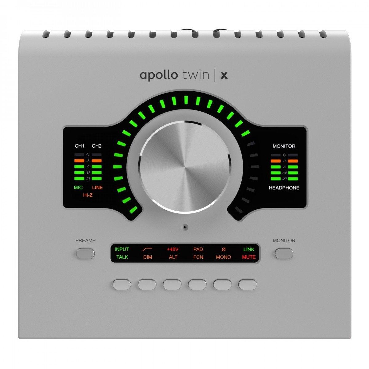 UNIVERSAL AUDIO Apollo Twin X Duo Gen 2 ESS Interfaccia audio desktop Gen 2 10x6 Thunderbolt 3 per Mac e Windows con pacchetto Essential