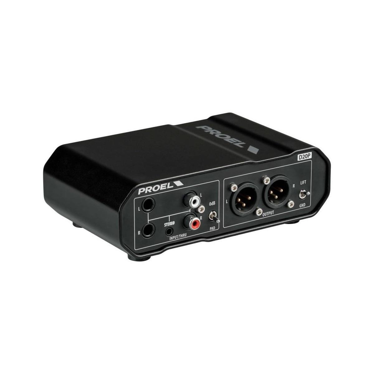 Proel d20p di box passiva 2 canali