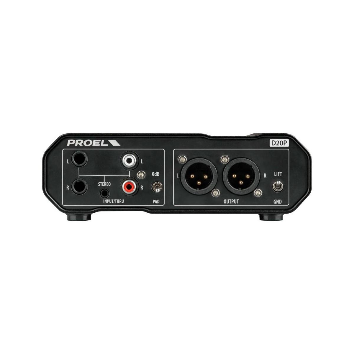 Proel d20p di box passiva 2 canali