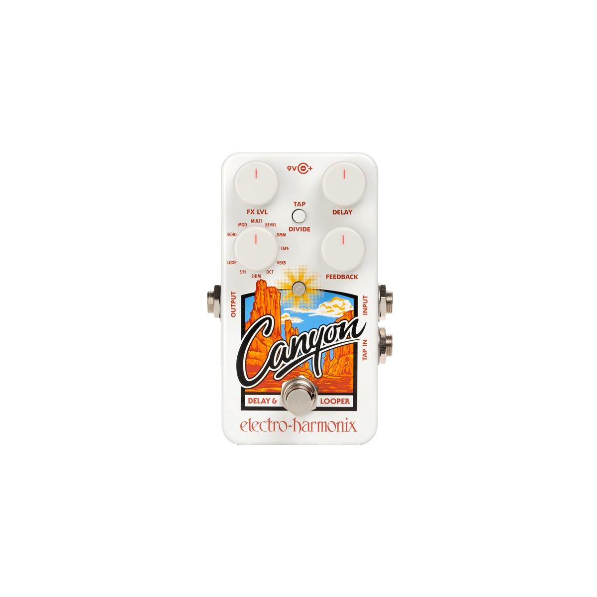 Electro harmonix canyon effetto delay / looper a pedale per chitarra
