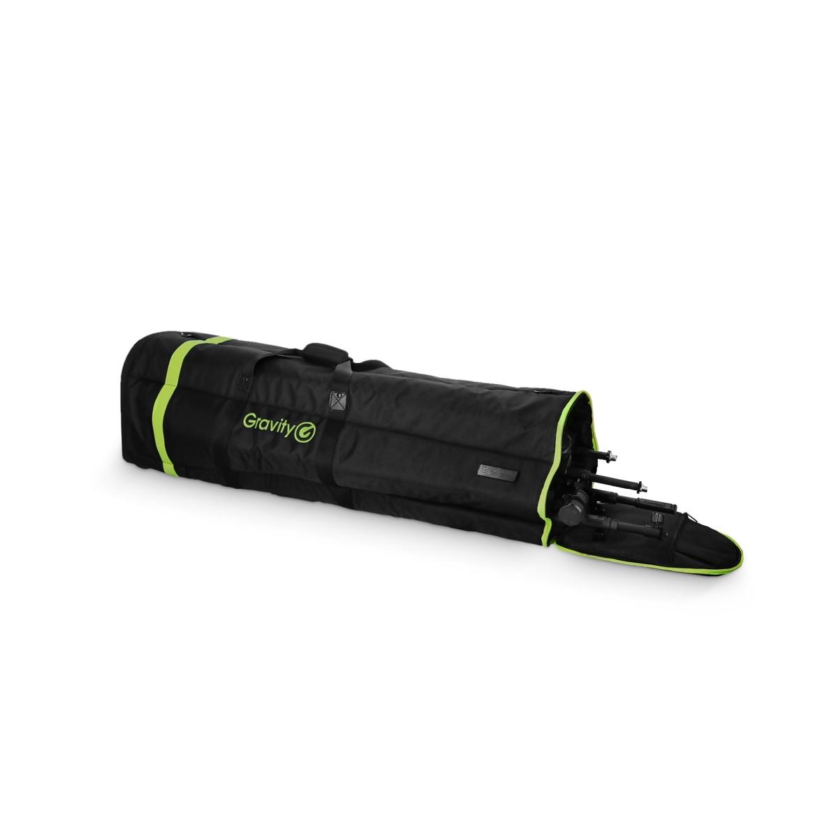 GRAVITY TBG MS 6 B - Borsone Touring con capienza di 6 aste microfoniche, dotato di ruote