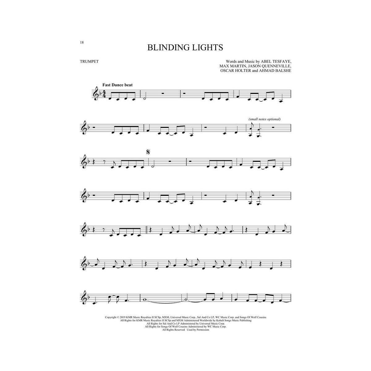 101 simpe songs per tromba