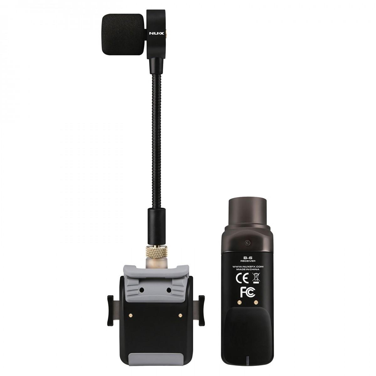 Nux b-6 microfono wireless per sassofono