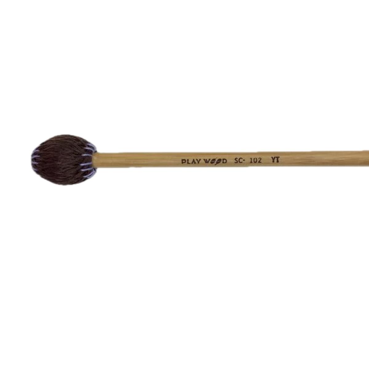 Playwood sc 102yt coppia di mallet per piatti sospesi