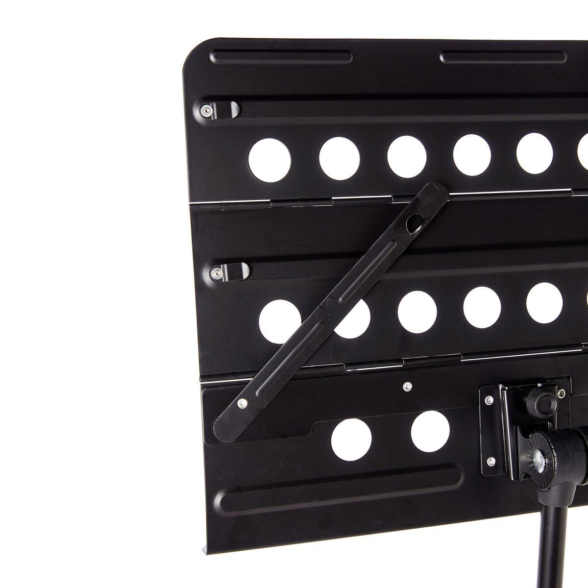 Bespeco bas200r leggio con tavola forata ripiegabile con custodia