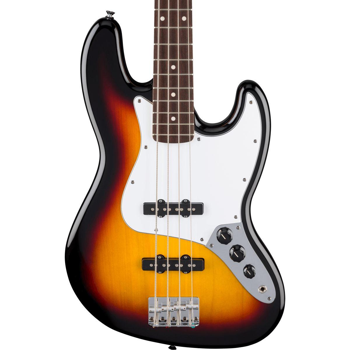 Fender standard jazz bass lrl wpg 3 tone sunburst basso elettrico 4 corde