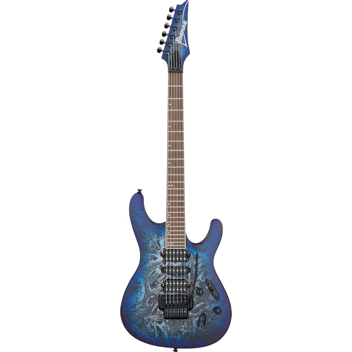 Ibanez s770czm cosmic blue frozen matte chitarra elettrica
