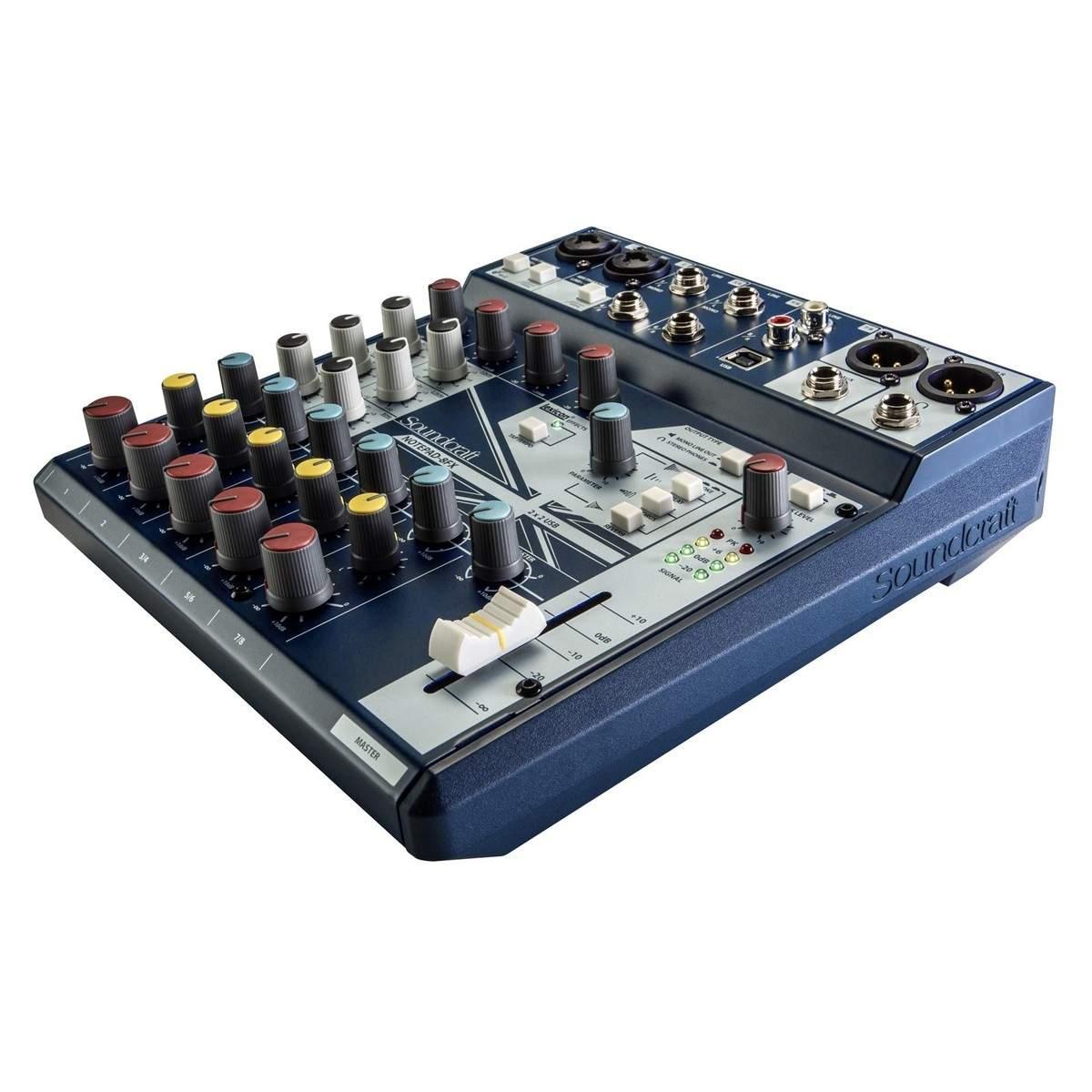 Soundcraft notepad 8fx mixer analogico usb 8 canali