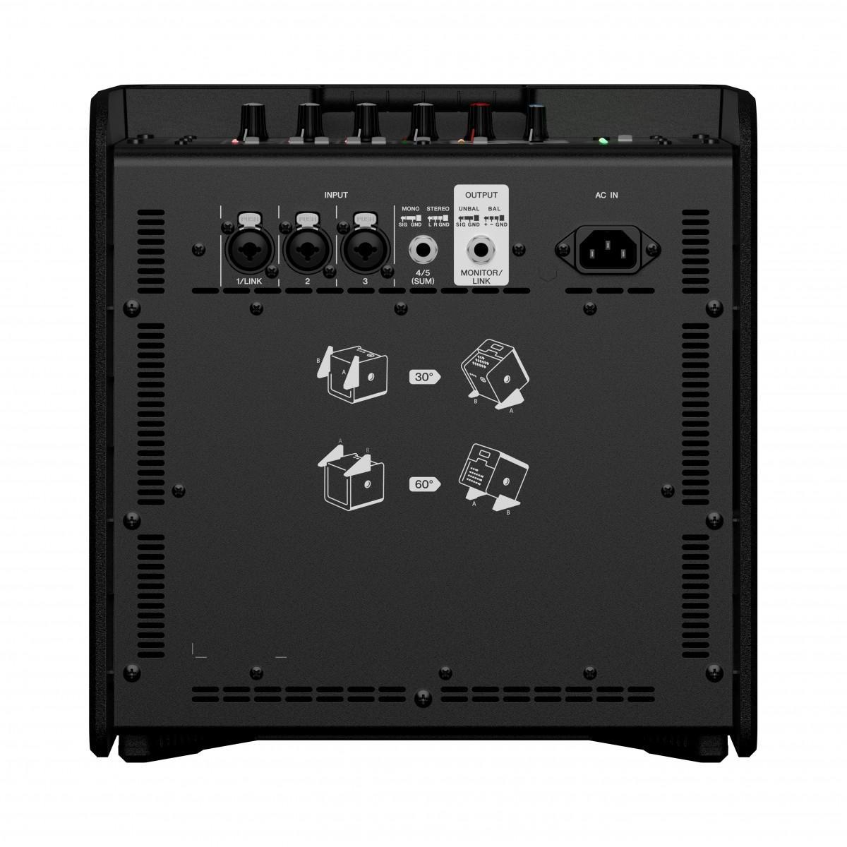 Yamaha stagepas200btr sistema pa portatile con mixer digitale 5 canali e batteria 180w