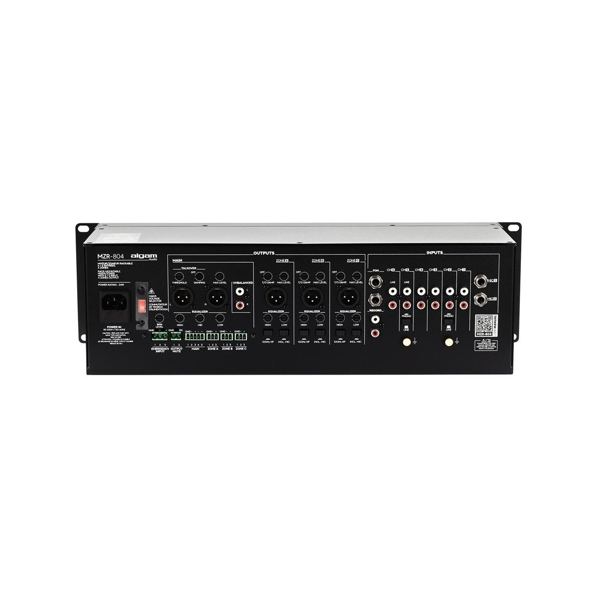 ALGAM AUDIO MZR-804 Mixer Zoner