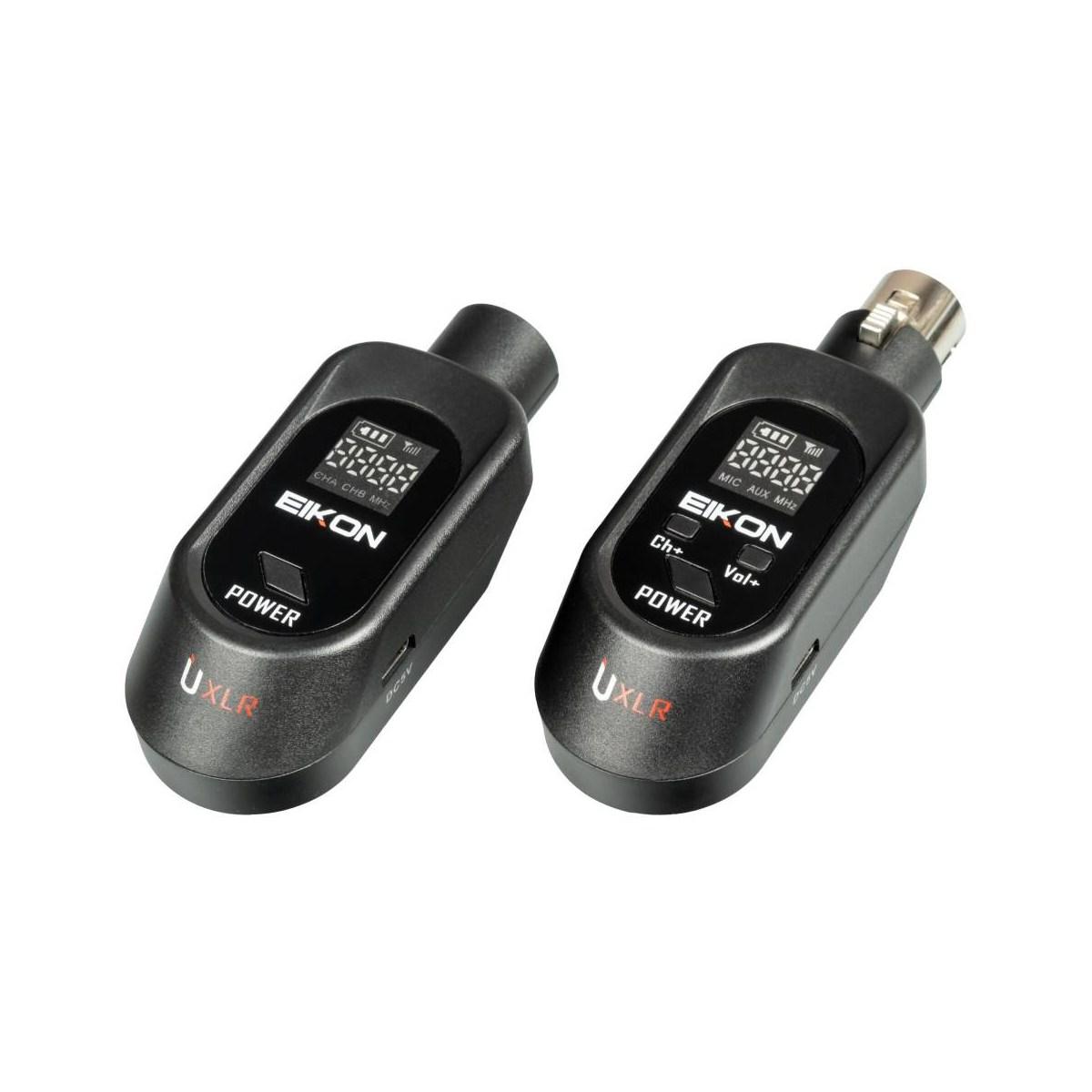 Eikon uxlr sistema wireless xlr uhf maschio femmina