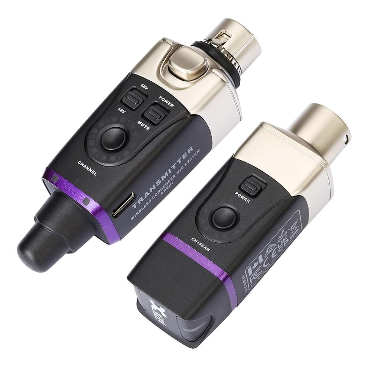 XVIVE U35C CONDENSER MIC - Sistema wireless digitale per microfono a condensatore 5,8Ghz