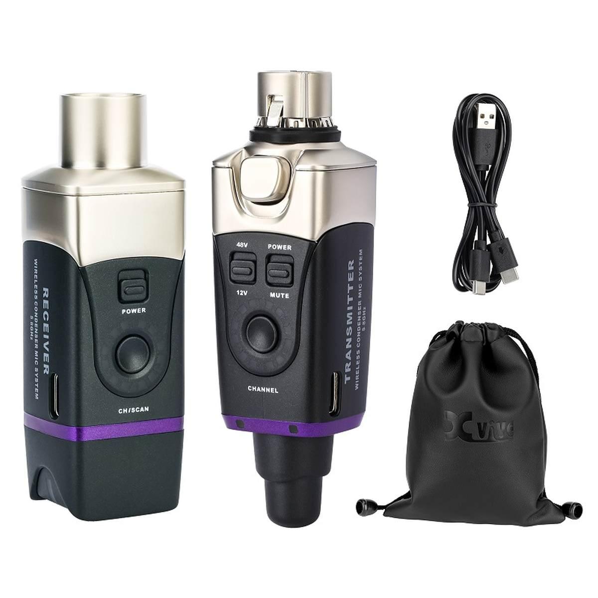 XVIVE U35C CONDENSER MIC - Sistema wireless digitale per microfono a condensatore 5,8Ghz