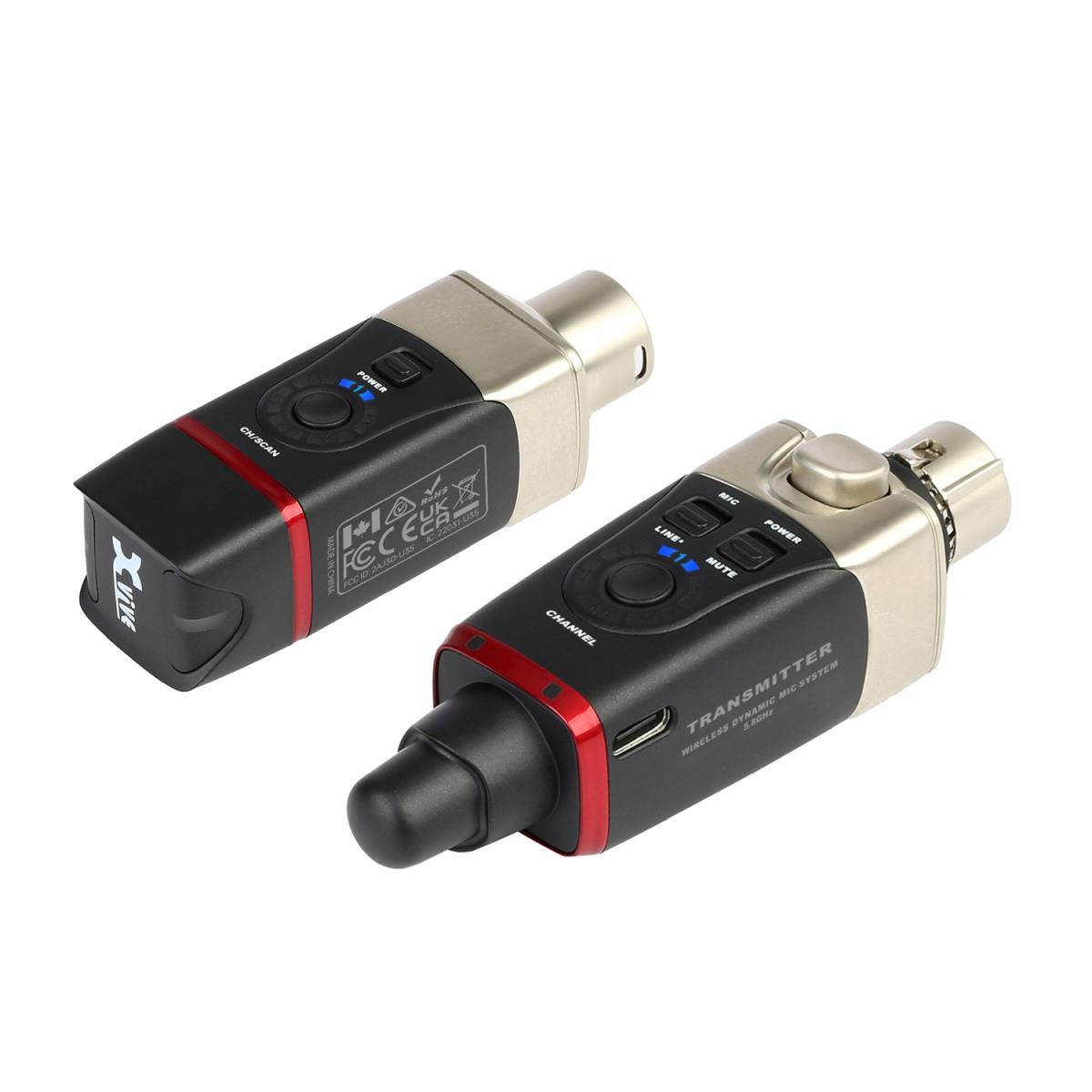 Xvive u35 dynamic mic sistema wireless digitale 5.8ghz per microfono dinamico