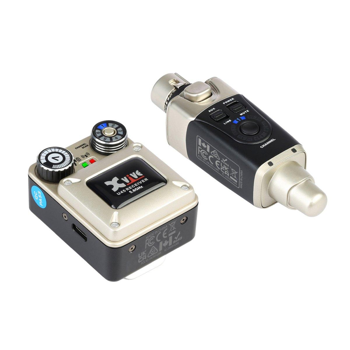 XVIVE U45 IN-EAR MONITOR Sistema monitor wireless digitale 5.8Ghz