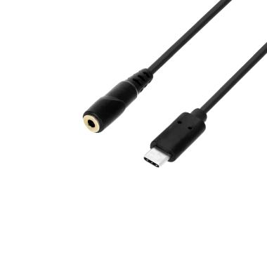 ADAM HALL 3 STAR B Y USB-C 0020 Cavo adattatore USB-C Mini jack femmina da 3,5 mm × USB-C 0,2 m