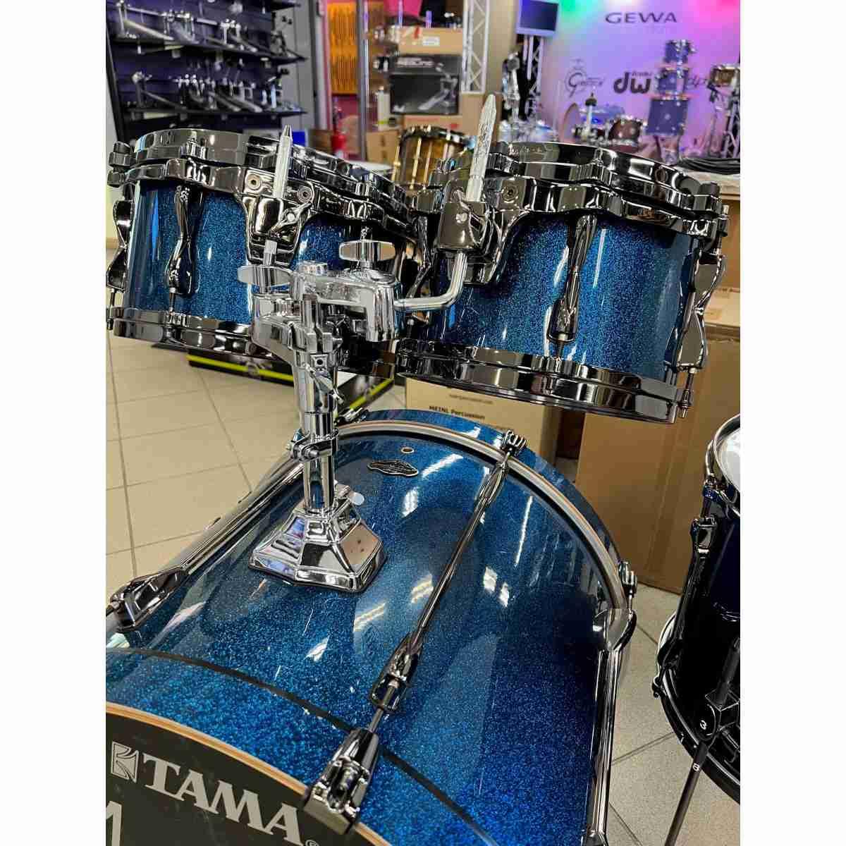 TAMA Superstar Hyper-Drive Maple Indigo Sparkle Cassa 22 - USATO GARANTITO