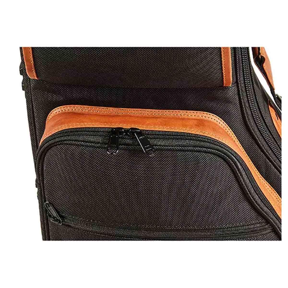 Gard 121 esk elite custodia doppia per sax alto e sax soprano nera con inserti marroni