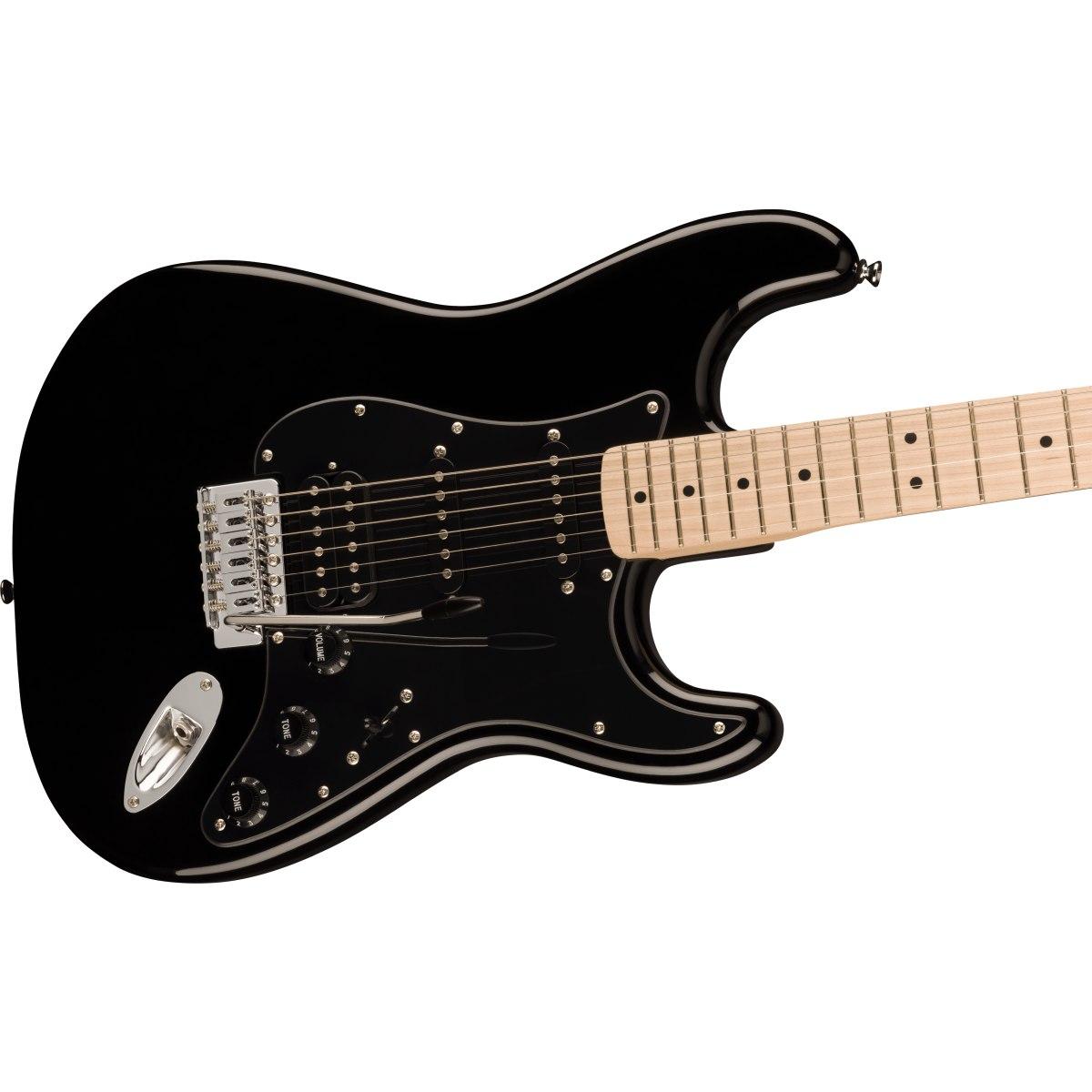 Fender squier sonic stratocaster hss mn black chitarra elettrica