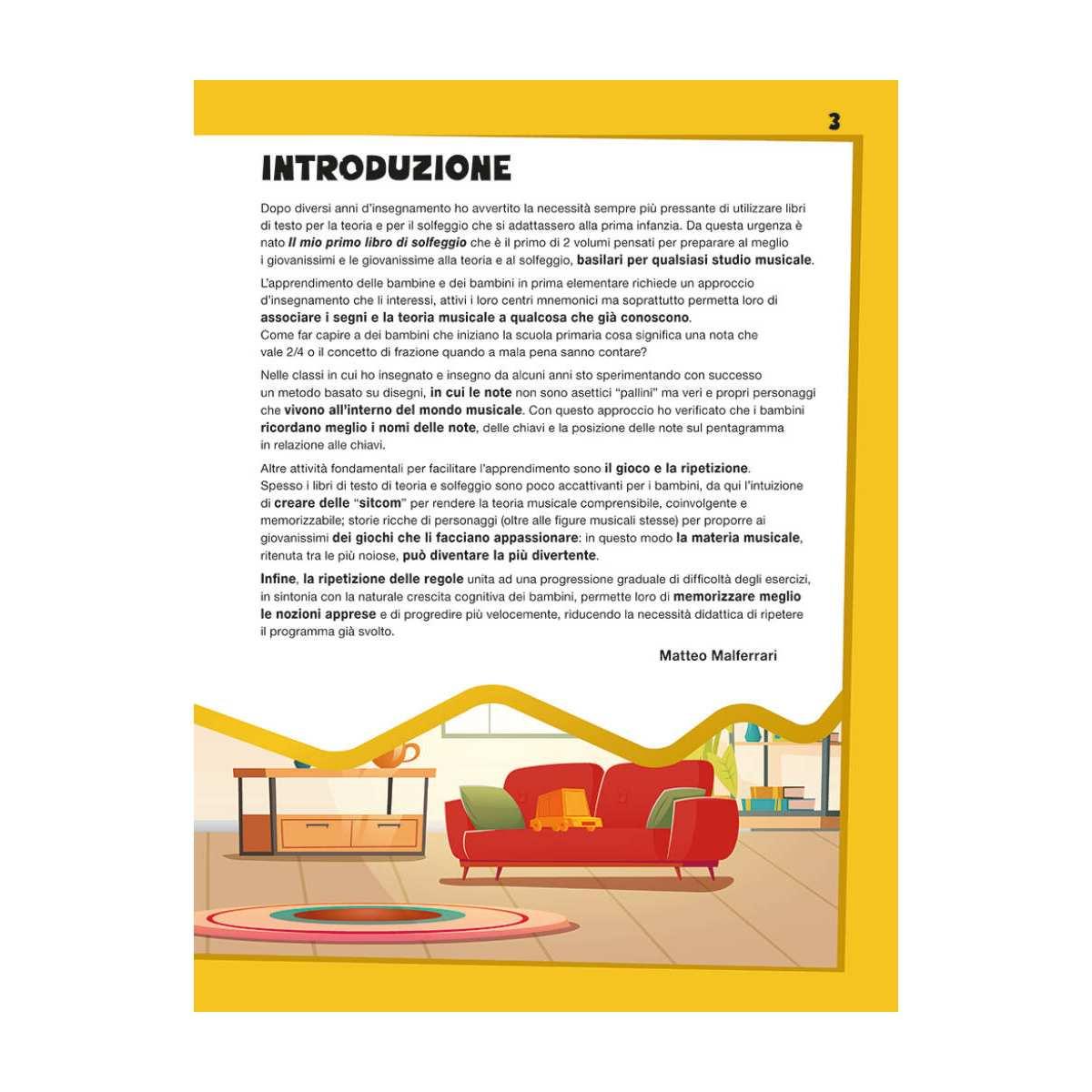 Il mio primo libro di  solfeggio vol.1 matteo malferrari