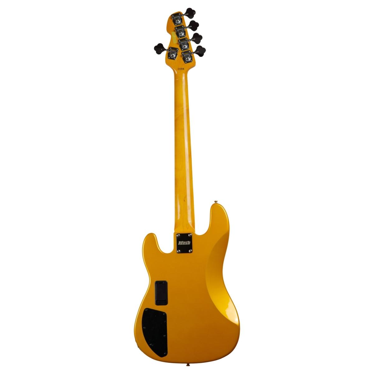 Markbass gv 5 gloxy metallic yellow cr rw basso elettrico 5 corde