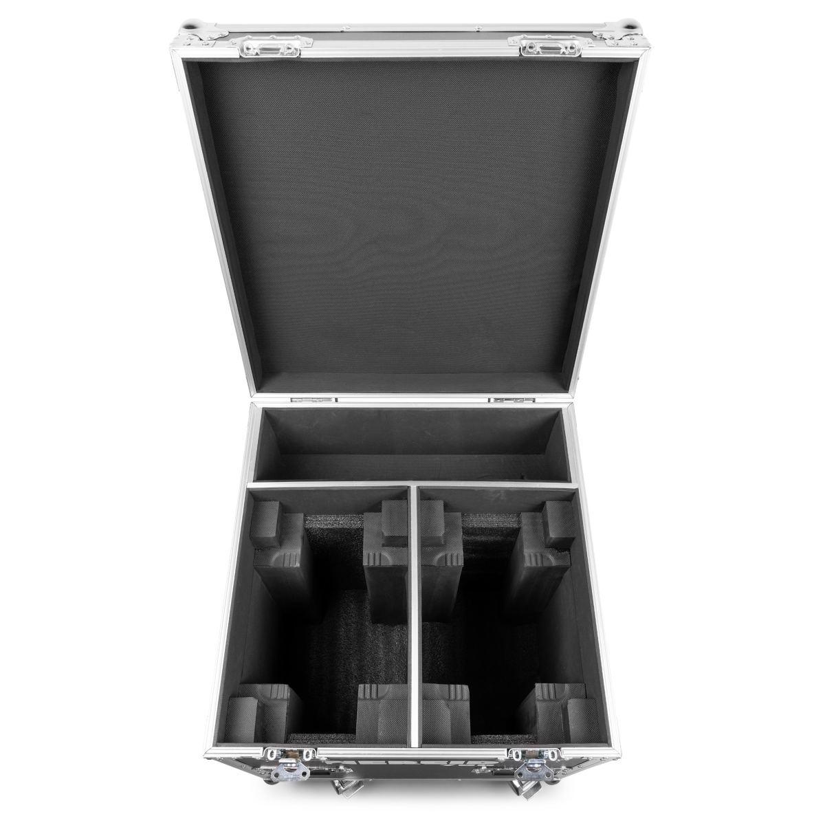 BEAMZ Nereid760 IP65 Testa mobile a LED Wash per esterni con zoom 2 pezzi con flightcase