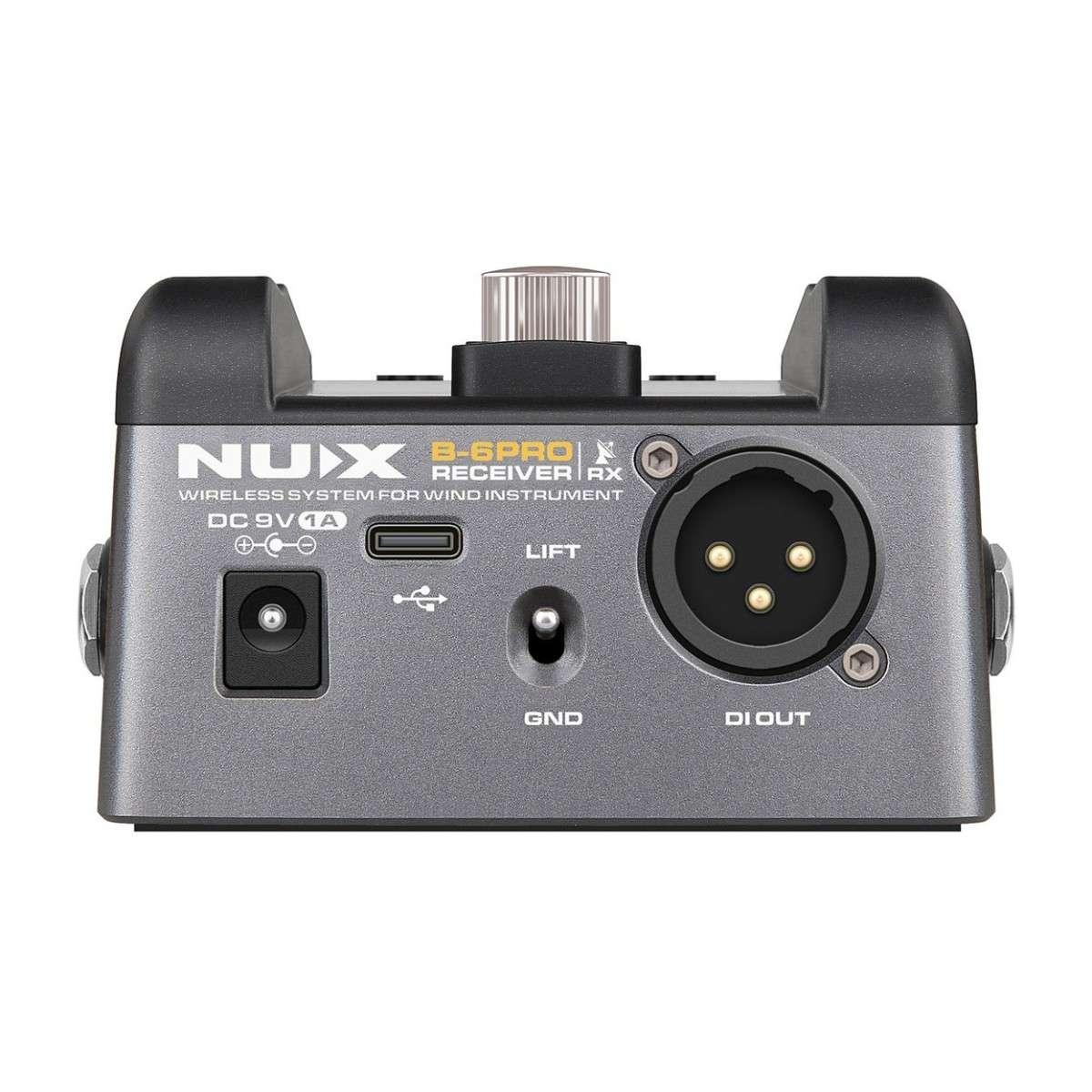 Nux b6 pro sistema wireless con microfono per fiati