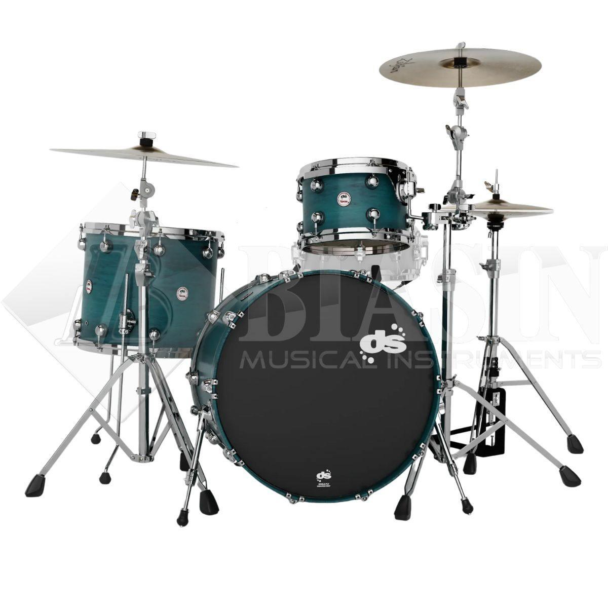 DS DRUM Venom Classic Kit Maple Shell Pack 3 pezzi Teal Stain 22/12/16