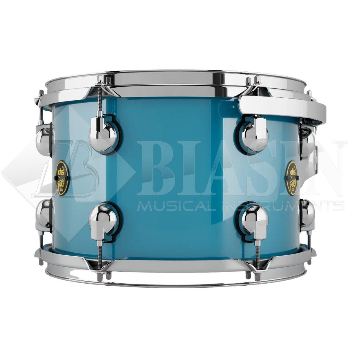 DS DRUM Fury Studio Kit Maple Shell Pack 4 pezzi Metallic Teal Lacquer 22/10/12/16