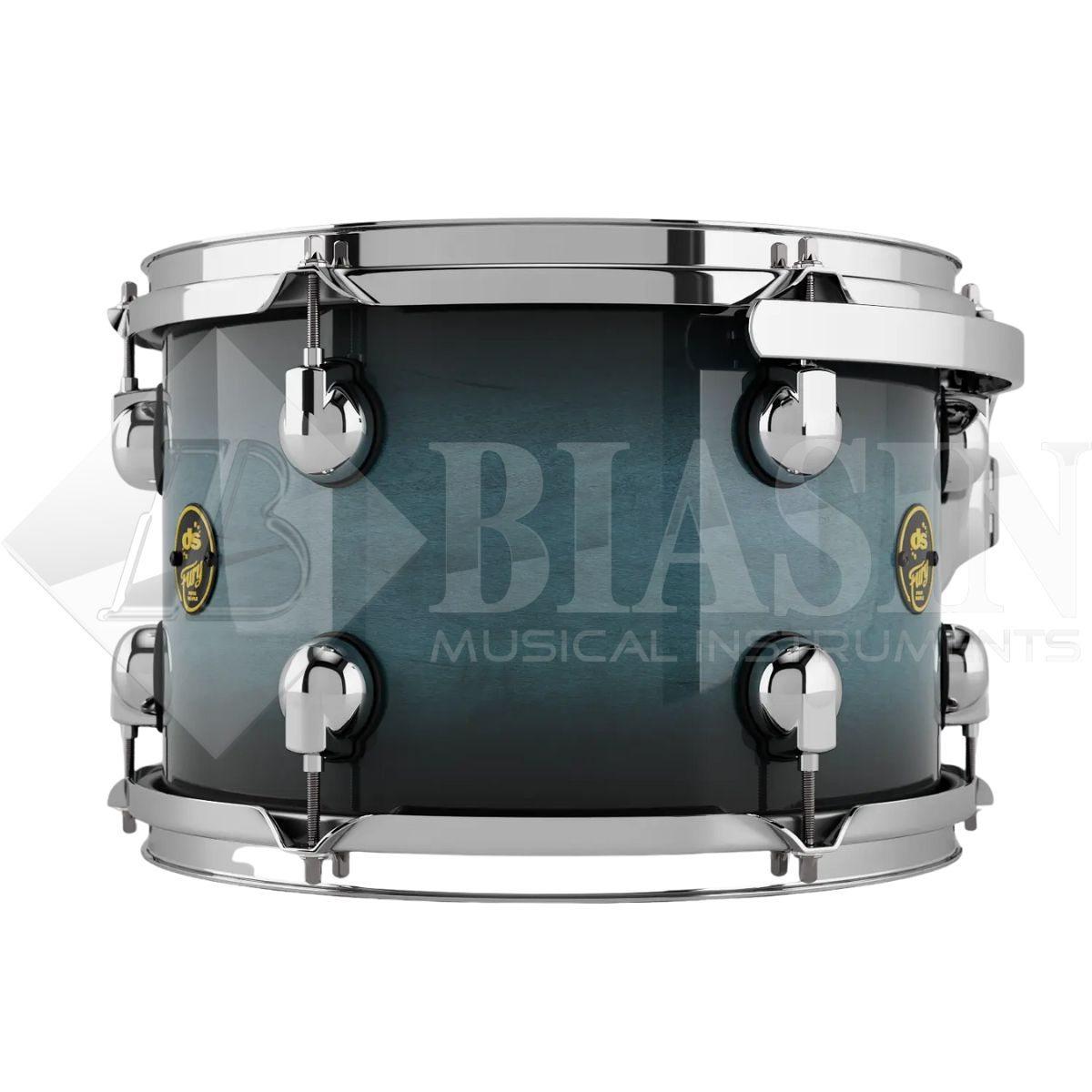 DS DRUM Fury Studio Kit Maple Shell Pack 4 pezzi Petrol Burst Lacquer 22/10/12/16