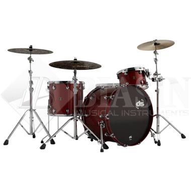 DS DRUM Fury Rock Kit Maple Shell Pack 3 pezzi Red Sparkle Lacquer 24/13/16