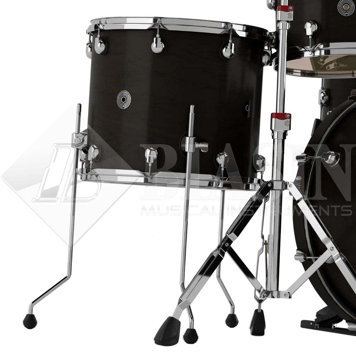 DS DRUM GrooveMaster Studio Kit Birch 5 pezzi Black Mist Stain Hard Satin 22/10/12/16/14SD + Hardware 300 Series