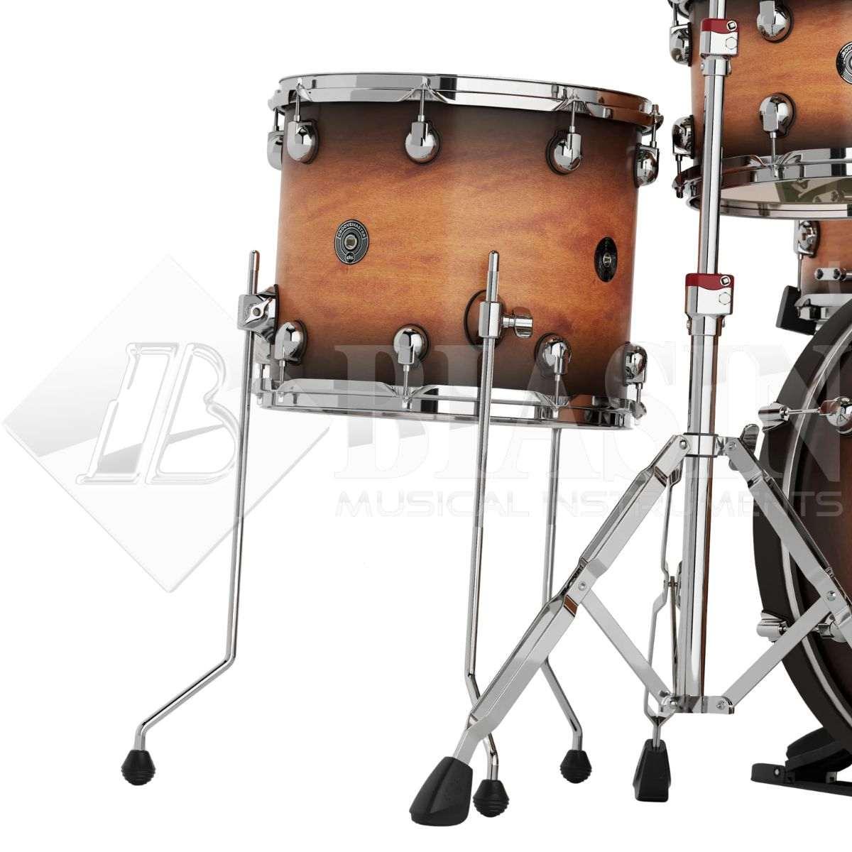 DS DRUM GrooveMaster Club Kit Birch 5 pezzi Amber Burst 20/10/12/16/14SD + Hardware 300 Series