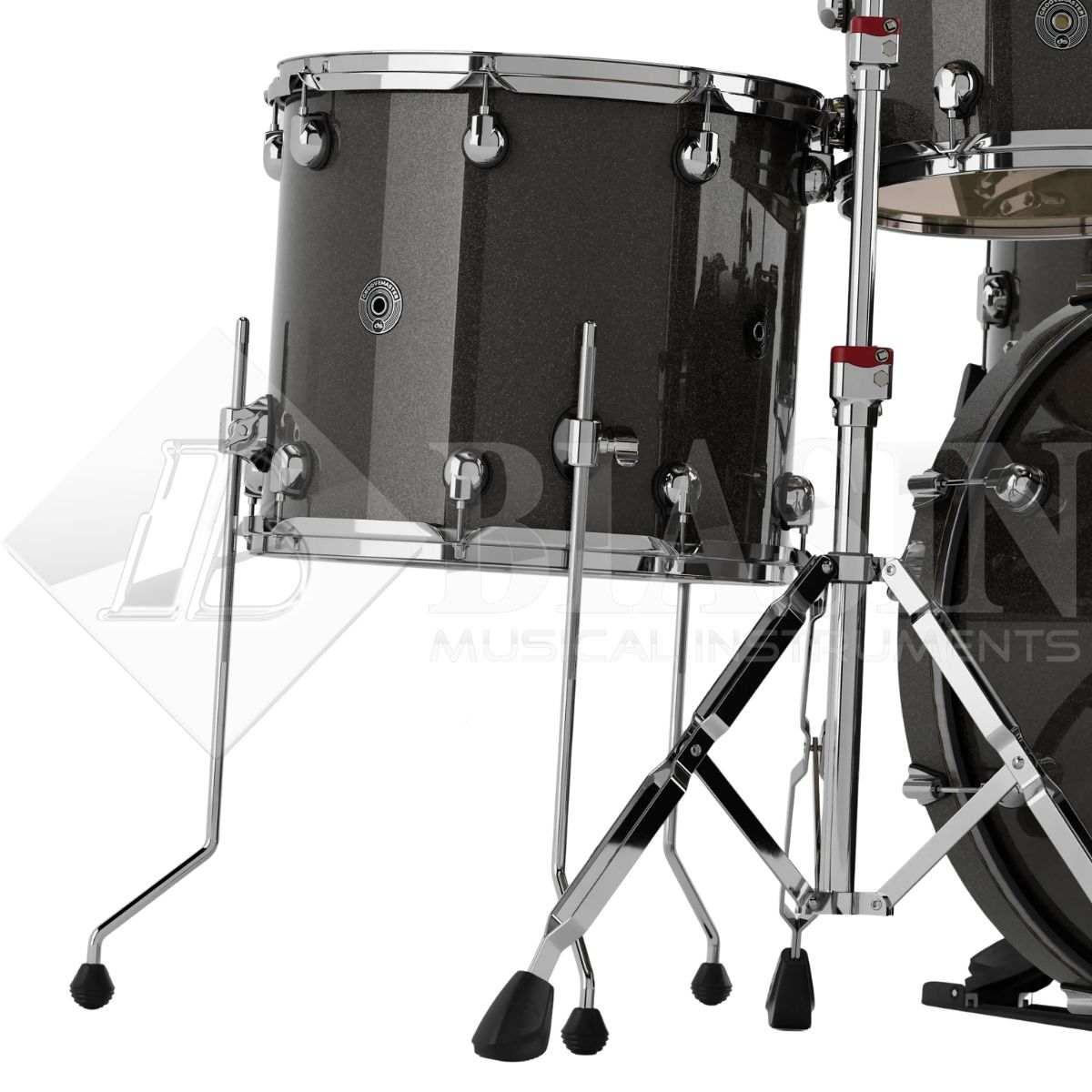 DS DRUM GrooveMaster Studio Kit Birch Shell Pack 5 pezzi Black Galaxy Wrap 22/10/12/16/14SD