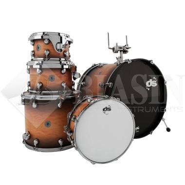 DS DRUM GrooveMaster Studio Kit Birch Shell Pack 5 pezzi Amber Burst 22/10/12/16/14SD
