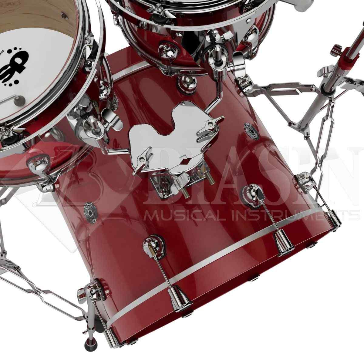 DS DRUM GrooveMaster Club Kit Birch Shell Pack 5 pezzi Spicy Red 20/10/12/14/14SD<br />