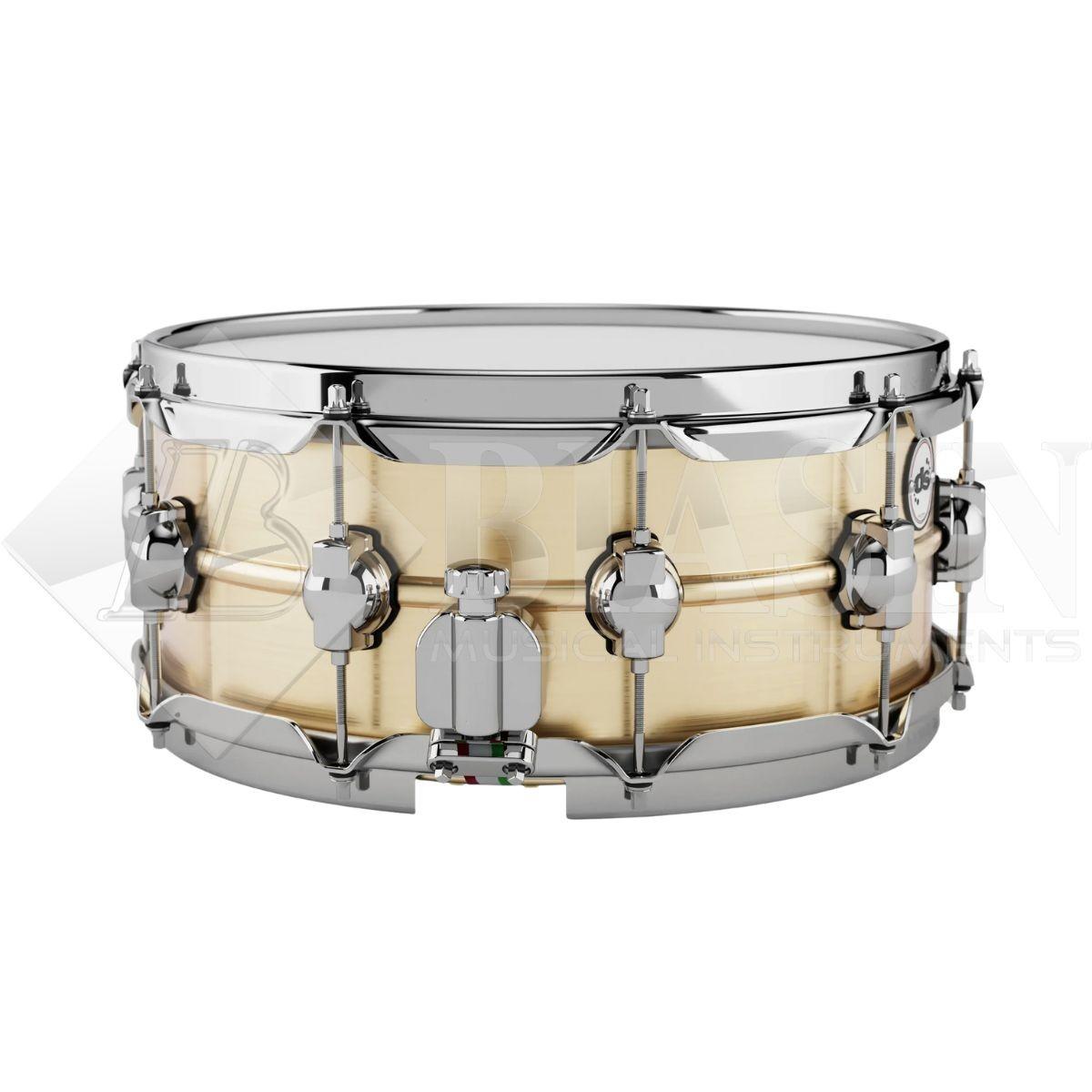 DS DRUM RCS 14x6 Seamless Brass Rullante in Ottone