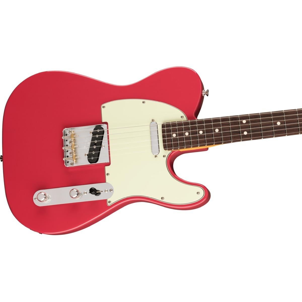 Fender american professional classic telecaster rw faded dakota red chitarra elettrica