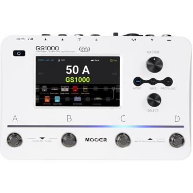 MOOER GS1000 White PROCESSORE MULTIEFFETTO PER CHITARRA ELETTRICA