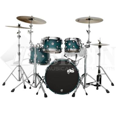 DS DRUM Venom Club Kit Maple Shell Pack 4 pezzi Teal Stain 20/10/12/14