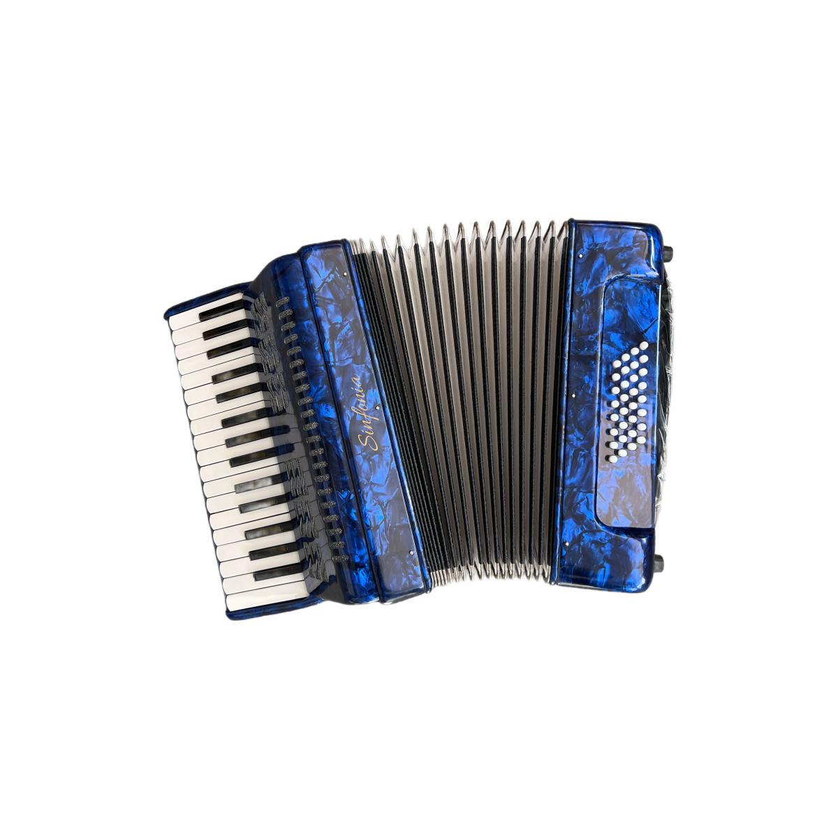 Sinfonia fisarmonica 32 bassi blu