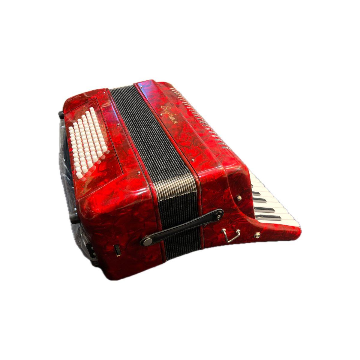 Sinfonia fisarmonica 72 bassi rossa